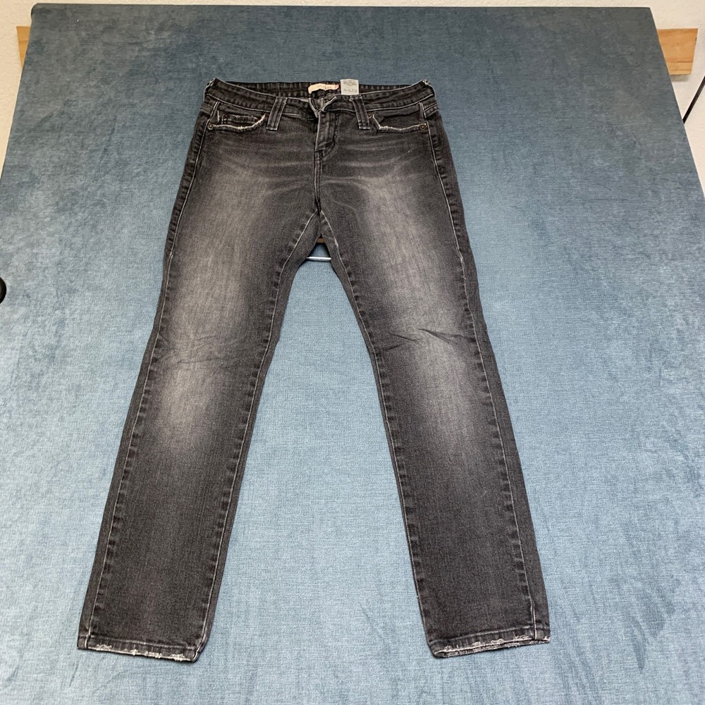Levi's 545 Jeans Womens 6 Medium Gray Denim Cotton Stretch Skinny Leg Low Rise